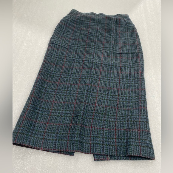 Henry White Dublin Vintage Long Tweed Skirt pockets Alpaca & Wool 10 US 6 EUC - Picture 5 of 13